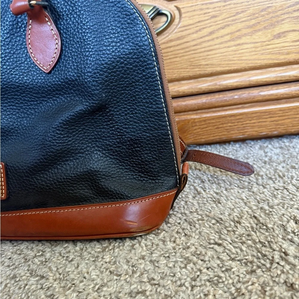 Dooney & Bourke Pebble Grain Zip Zip Satchel